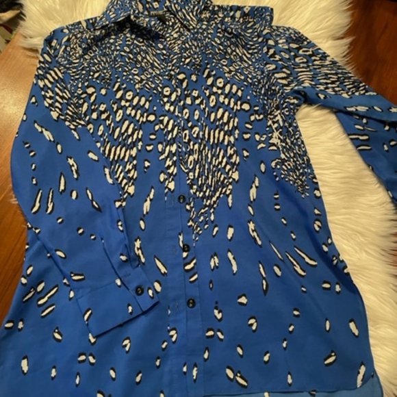 Vintage Mishca Cheetah Print Top – Size Small - Picture 4 of 6